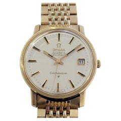 Herren Omega Constellation 35mm 14K Goldgehäuse Automatik 1960er Jahre Original JM16