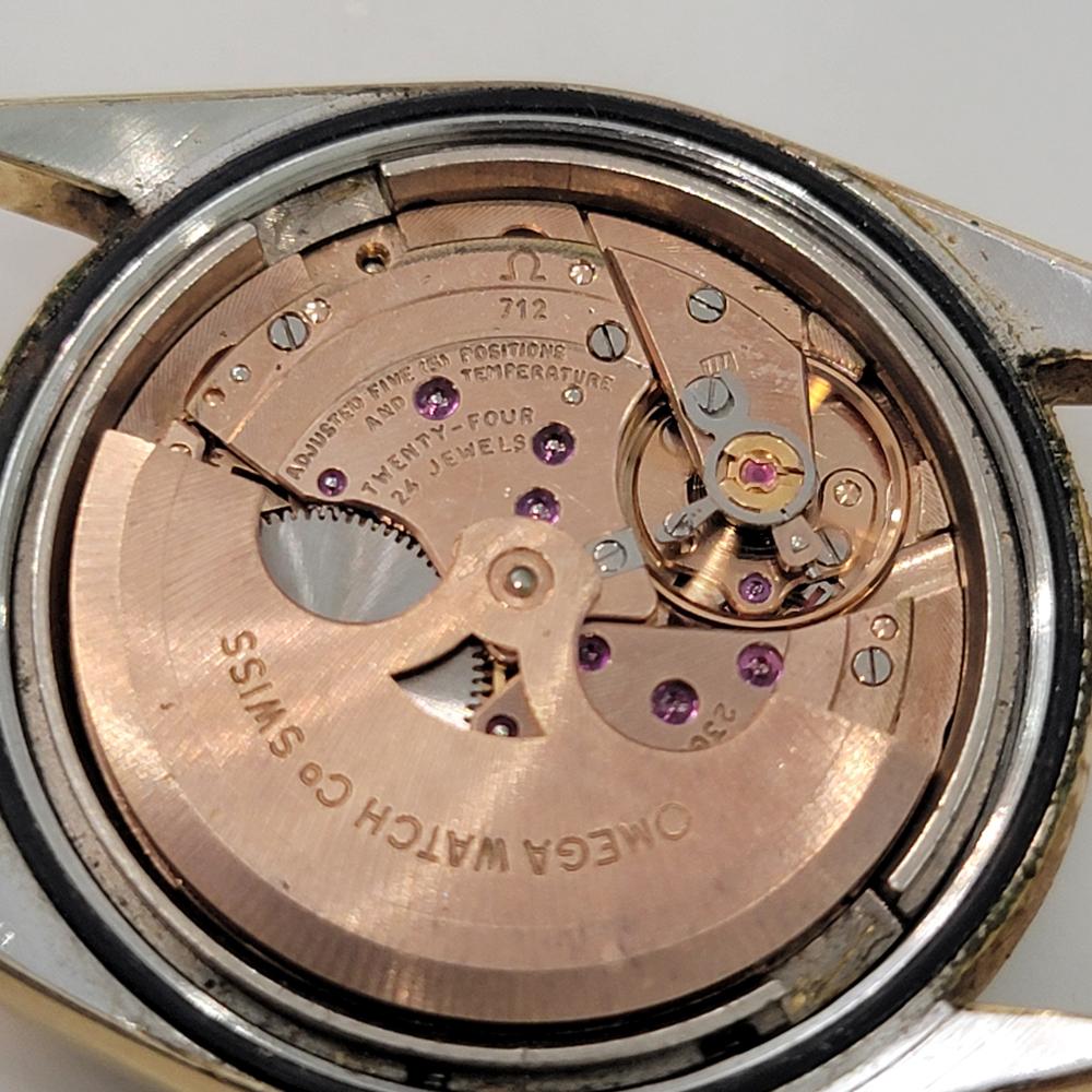 Mens Omega Constellation Cal 712 Gold Capped Automatic 1960s Vintage NA117 For Sale 7