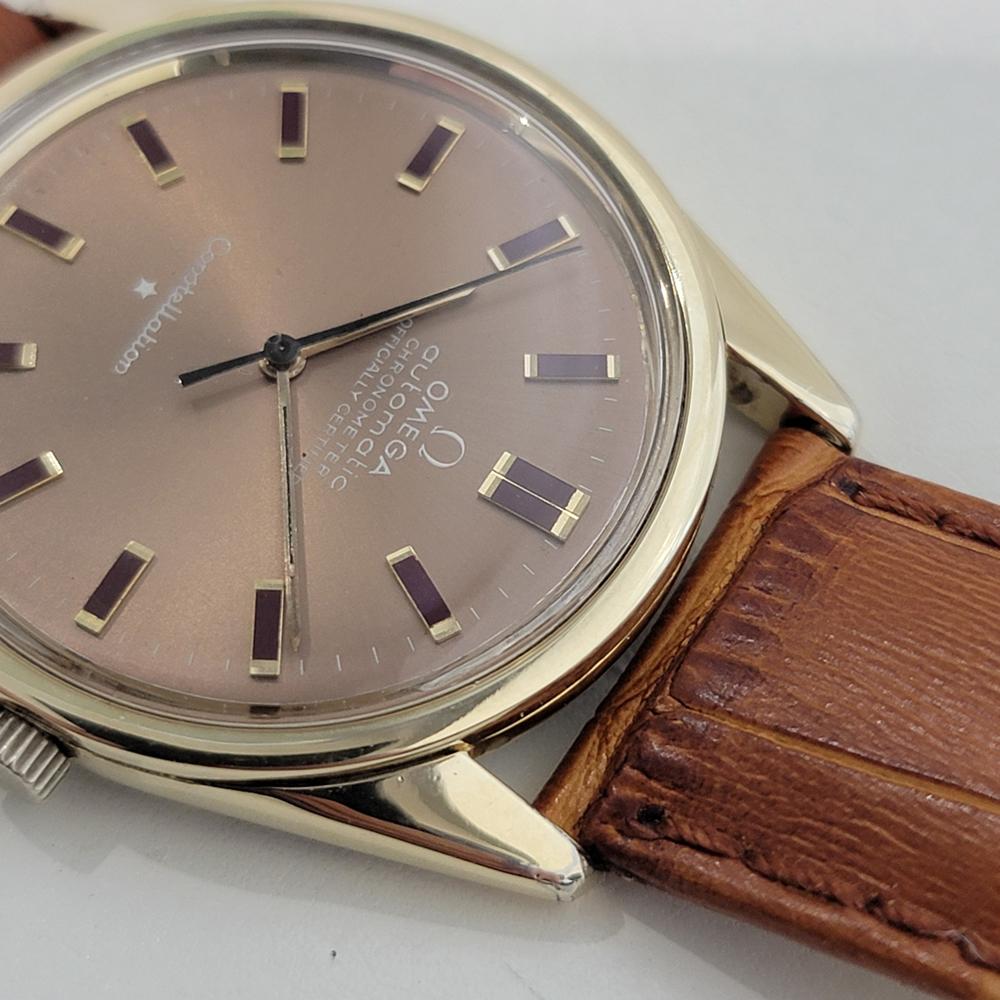 Mens Omega Constellation Cal 712 Gold Capped Automatic 1960s Vintage NA117 For Sale 2