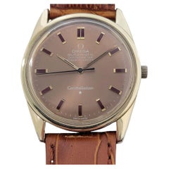 Mens Omega Constellation Cal 712 Gold Capped Automatic 1960s Vintage NA117