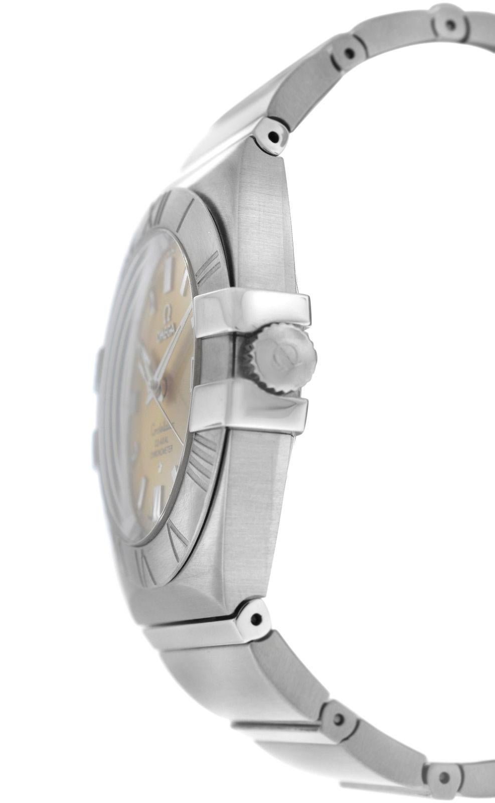 Men's Omega Constellation Double Eagle Co - Axial Chrono Steel Auto Watch 2