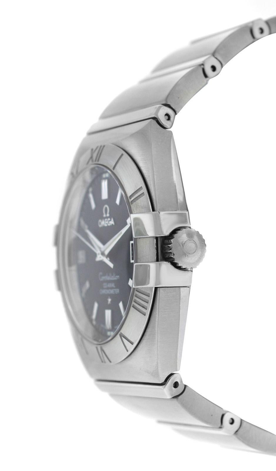 Brand	Omega
Model	Constellation Double Eagle Chronometer 1503.51
Gender	Men's 
Condition	Pre-owned
Movement	Swiss Automatic Co - axial - Serviced
Case Material	Stainless Steel
Bracelet / Strap Material	
Stainless Steel

Clasp / Buckle