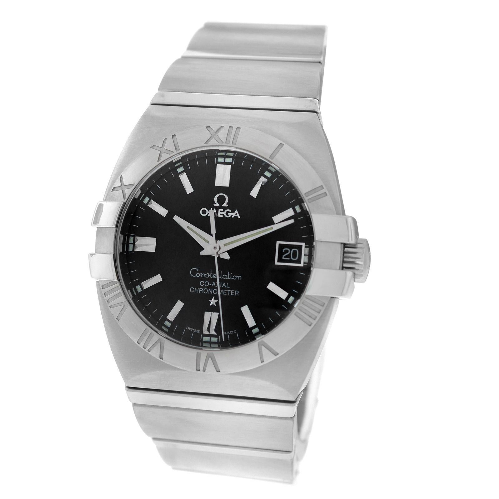 Men's Omega Constellation Double Eagle Co, Axial Chronometer Steel Watch
