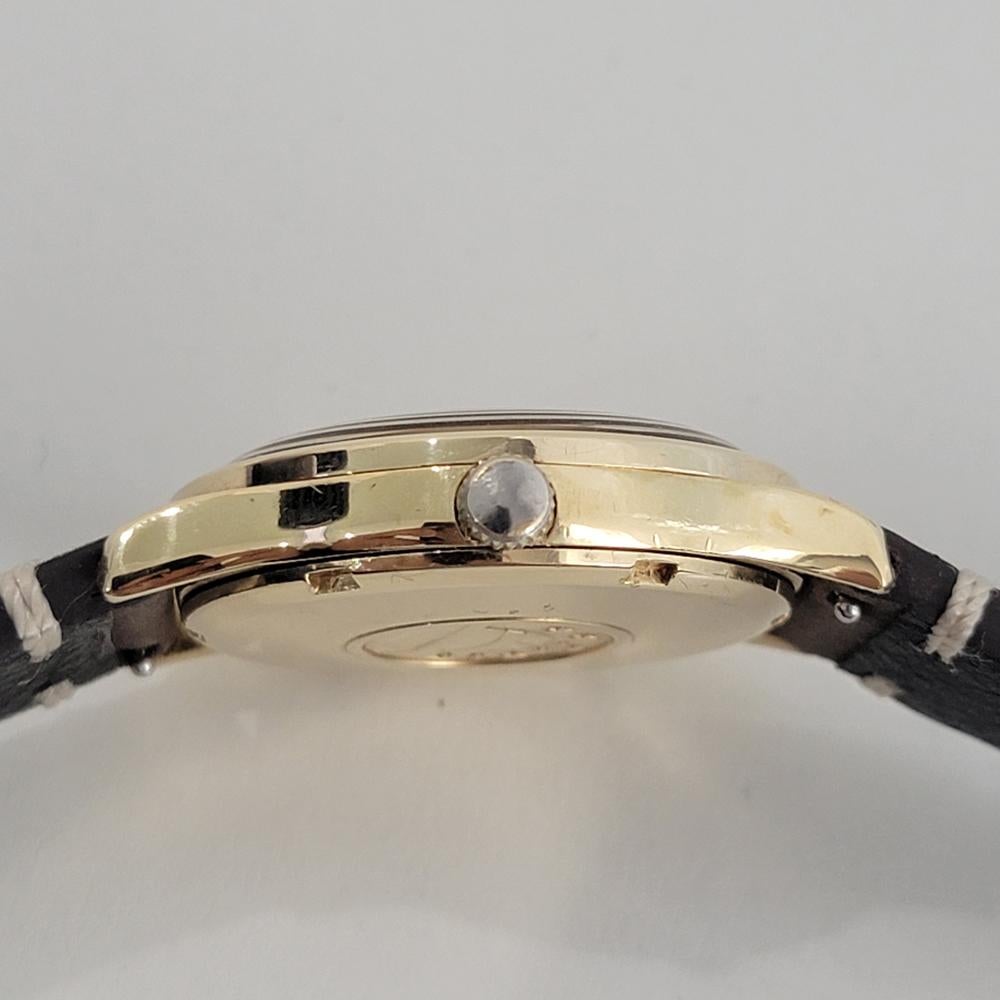 Mens Omega Constellation Ref 166 052 18k Gold Automatic w Date 1960s Swiss RA404 5