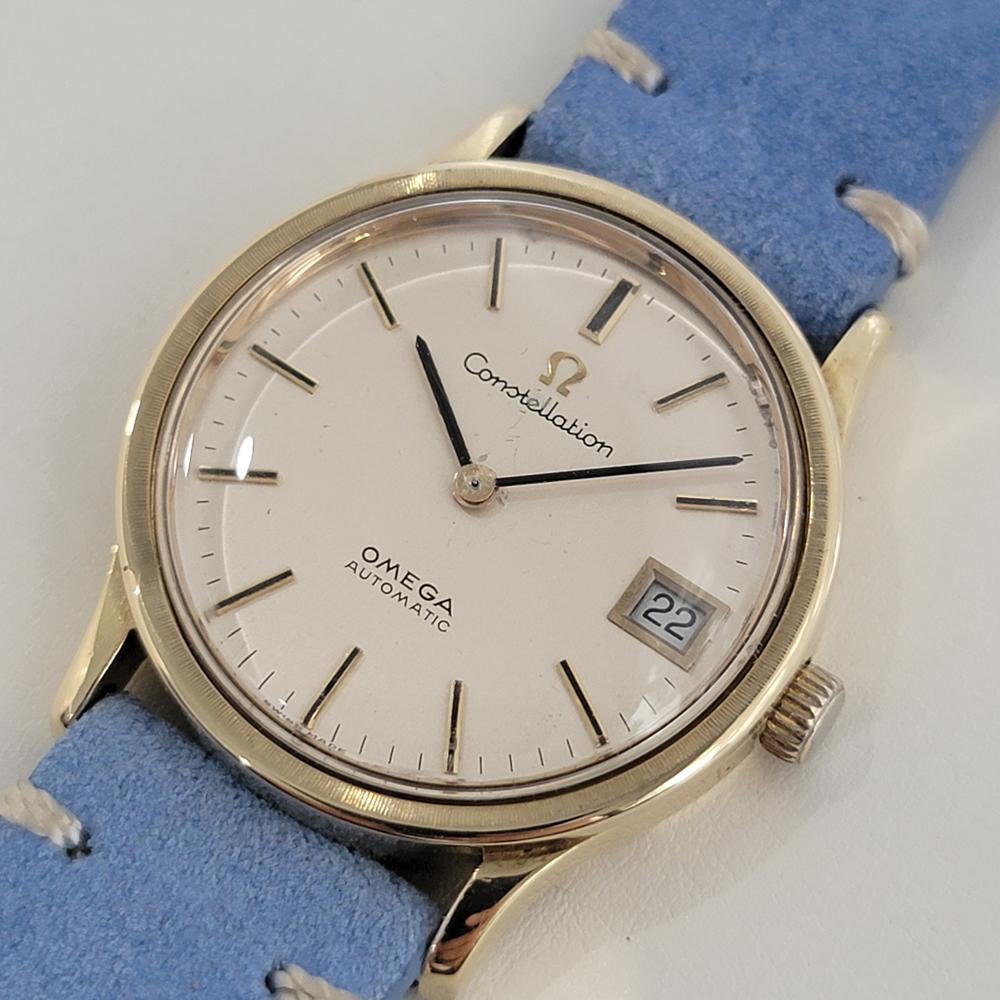Men's Mens Omega Constellation Ref 166 052 18k Gold Date Automatic 1960s Swiss RA404B