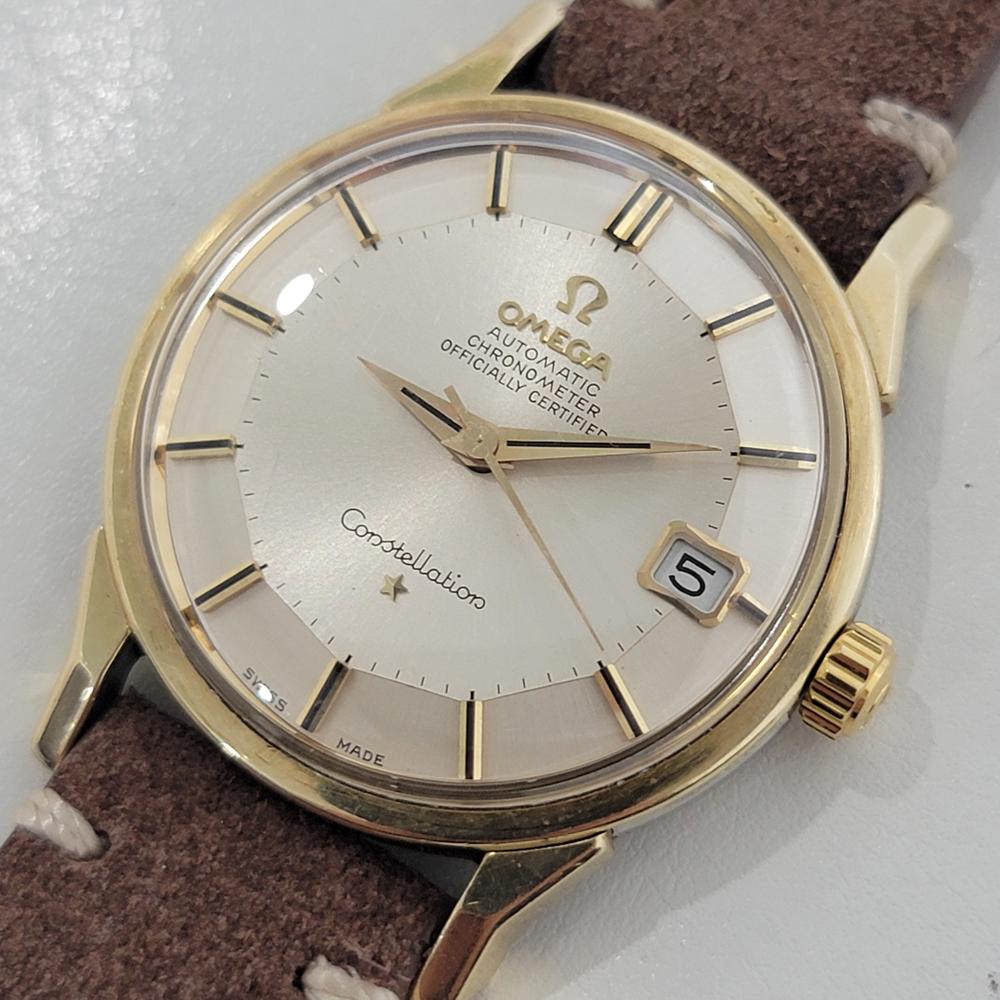 Omega Constellation Uomo Ref 166 052 Oro 18k Data Automatica 1960s Swiss RA404B 1