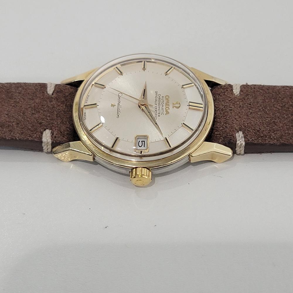 Omega Constellation Uomo Ref 166 052 Oro 18k Data Automatica 1960s Swiss RA404B 2