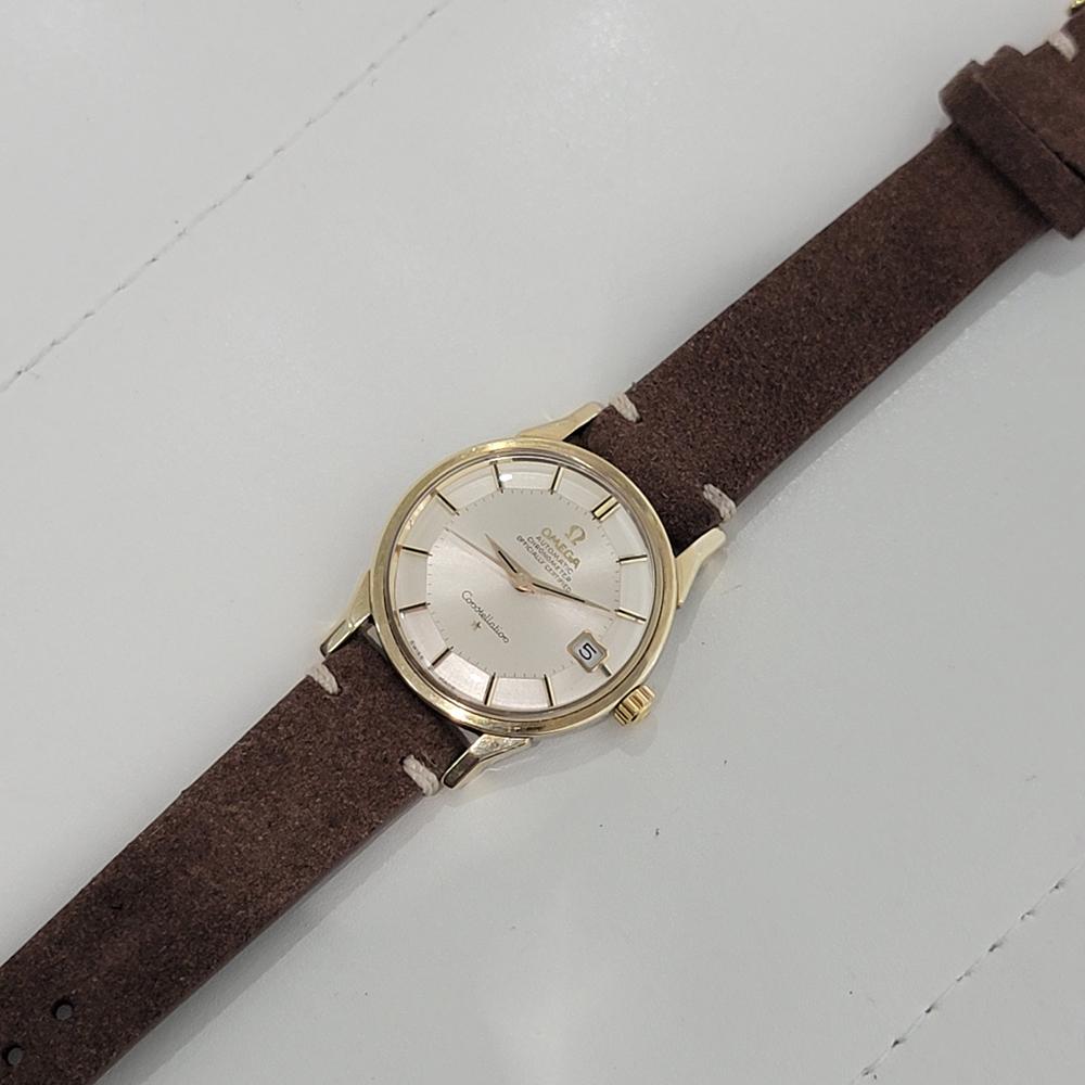 Omega Constellation Uomo Ref 166 052 Oro 18k Data Automatica 1960s Swiss RA404B 4