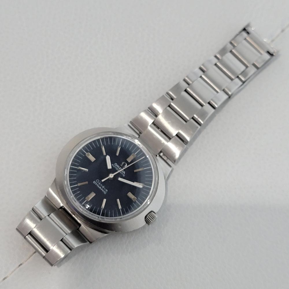 Mens Omega Geneve Dynamic 41mm Jumbo Automatic 1970s Rare All Original JM17 1
