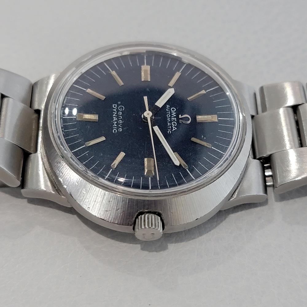 Mens Omega Geneve Dynamic 41mm Jumbo Automatic 1970s Rare All Original JM17 2
