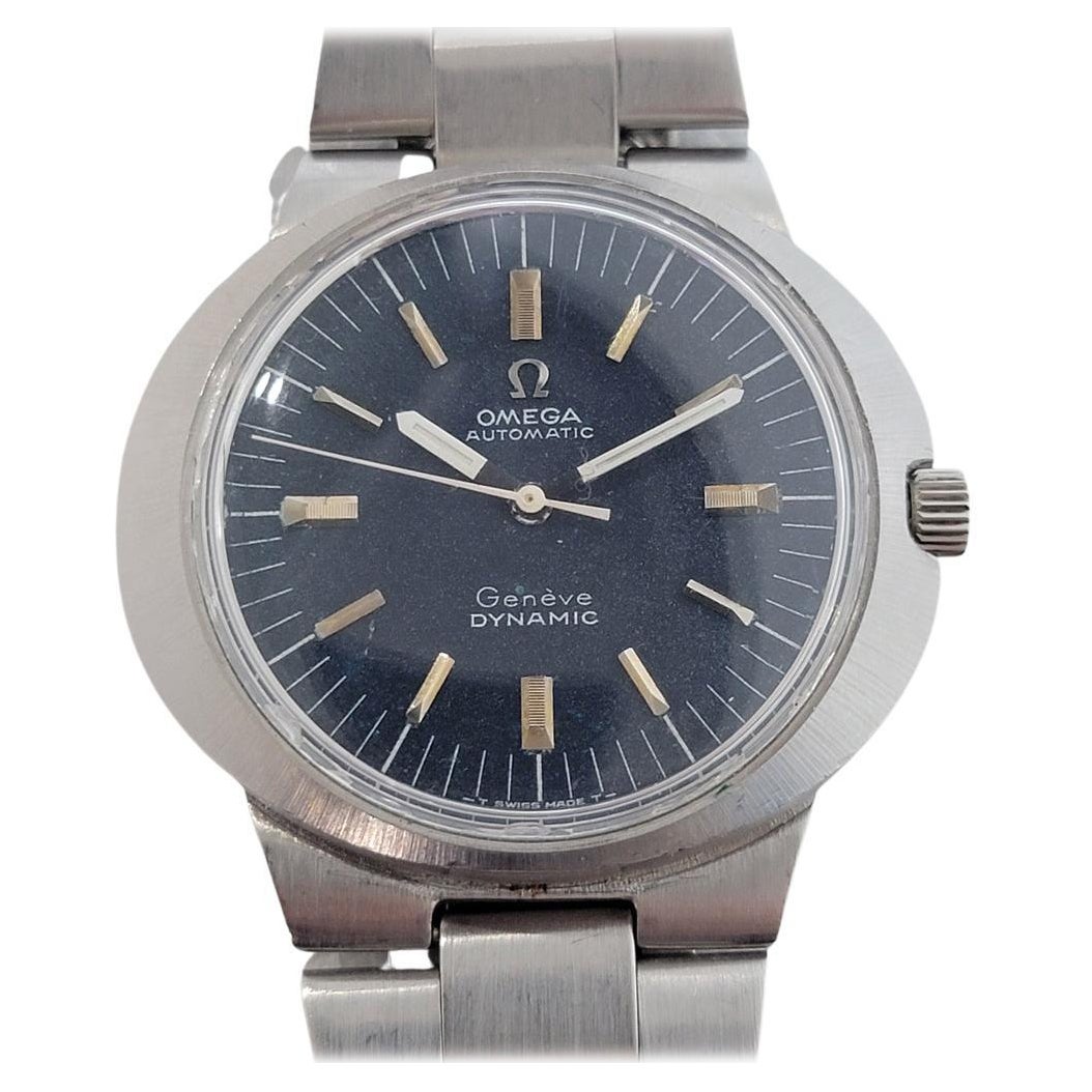 Mens Omega Geneve Dynamic 41mm Jumbo Automatic 1970s Rare All Original JM17