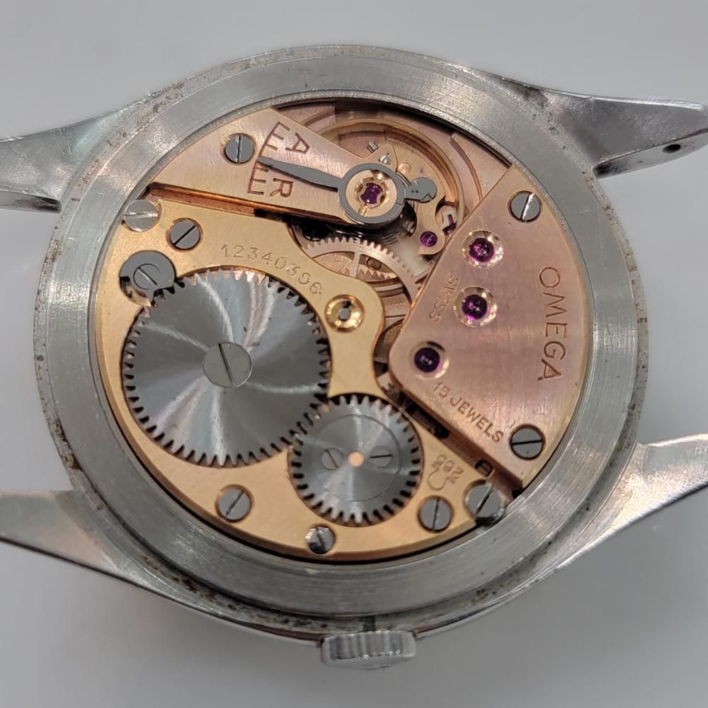 Omega Jumbo pour hommes  Ref 2505 20 Cal 265 38mm Hand Wind 1950s Vintage RA453 7