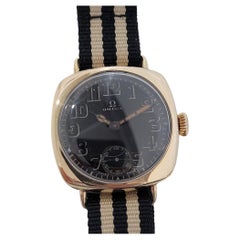 Orologio Omega Militare da Trincea Uomo in oro rosa 14k a carica manuale 1930 JM20