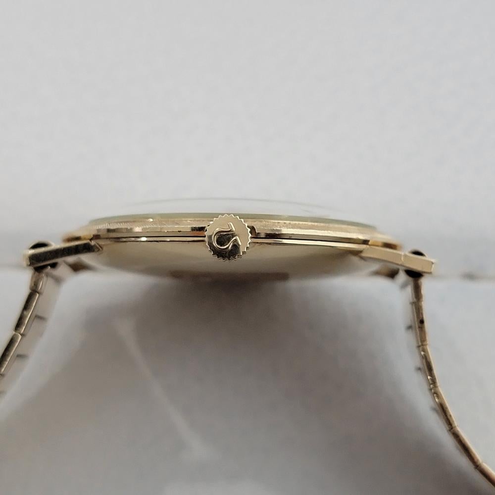 Mens Omega Ref 6597 14k Gold Manual Wind 1960s All Original Swiss Vintage JM19 5
