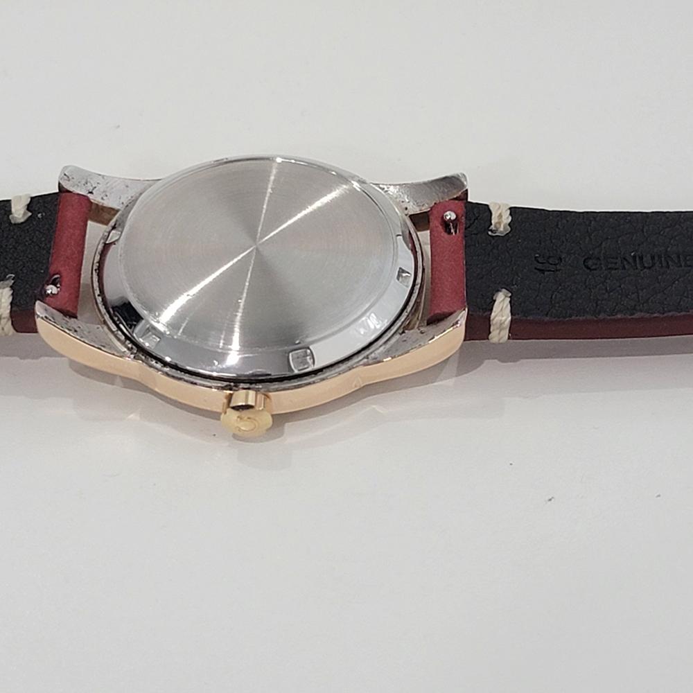 Mens Omega Seamaster 2494 37mm Rose Gold Capped Bumper Automatic 1950s NA116 For Sale 6