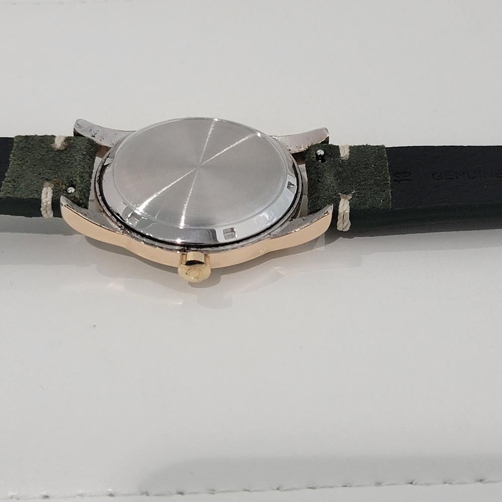 Mens Omega Seamaster 2494 37mm Rose Gold Capped Bumper Automatic 1950s NA116 For Sale 6