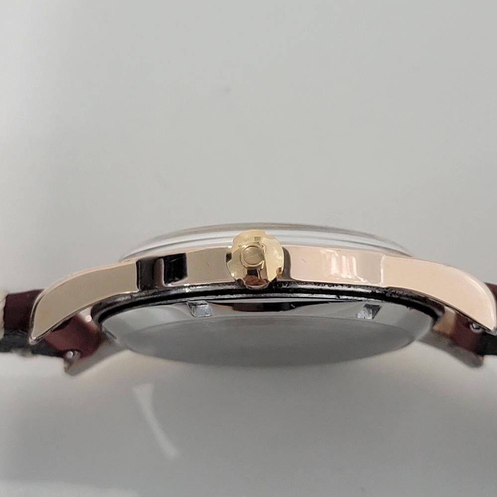 Mens Omega Seamaster 2494 37mm Rose Gold Capped Bumper Automatic 1950s NA116 For Sale 5