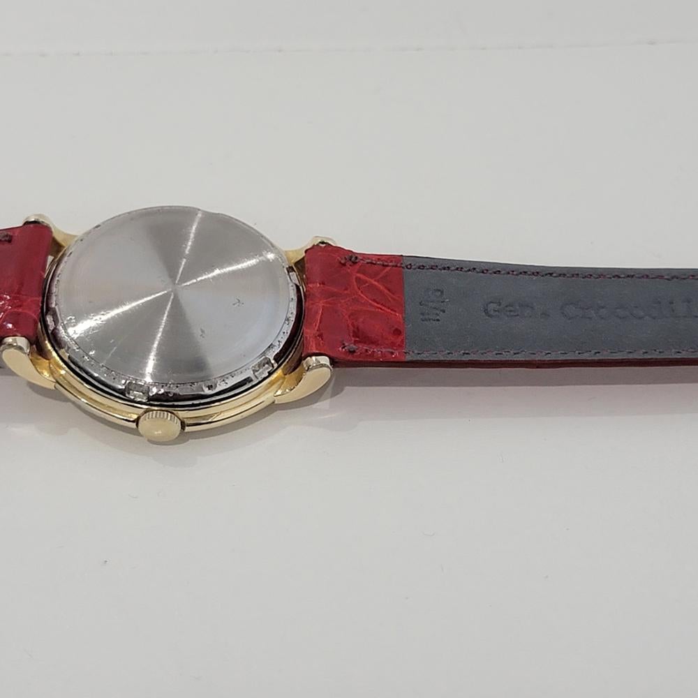 Mens Omega Seamaster 2592 35mm Gold Capped Bumper Automatic 1950s Vintage NA127 en vente 6