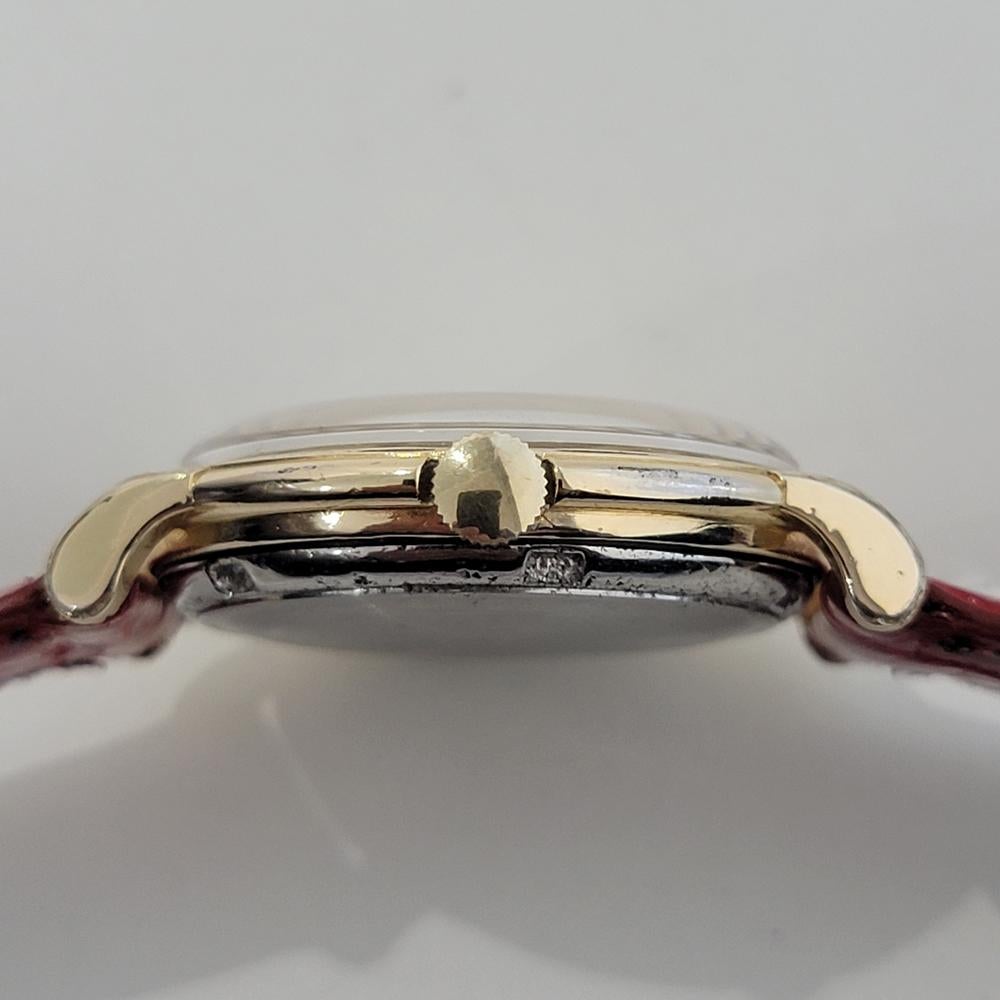 Mens Omega Seamaster 2592 35mm Gold Capped Bumper Automatic 1950s Vintage NA127 en vente 5