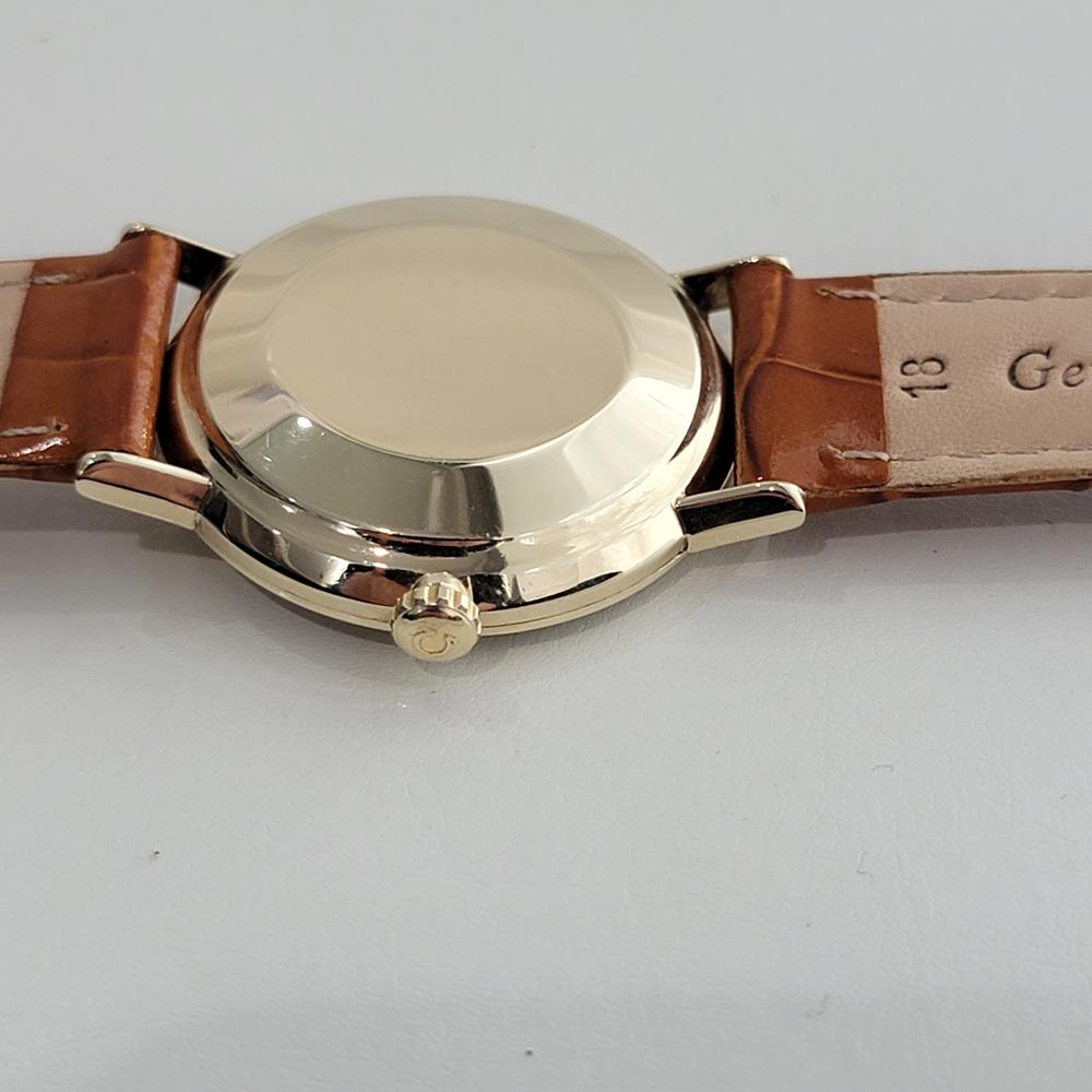 Herren Omega Seamaster Deville 34mm 14k Gold Diamant Zifferblatt Automatik 1970er Jahre RA437 7