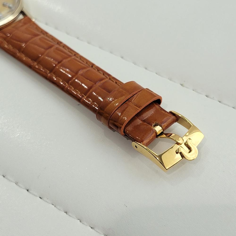 Herren Omega Seamaster Deville 34mm 14k Gold Diamant Zifferblatt Automatik 1970er Jahre RA437 5