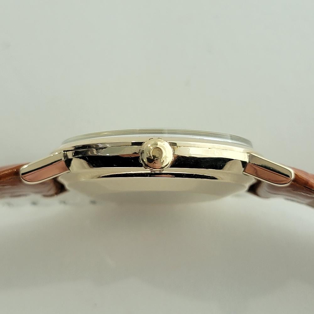 Herren Omega Seamaster Deville 34mm 14k Gold Diamant Zifferblatt Automatik 1970er Jahre RA437 6