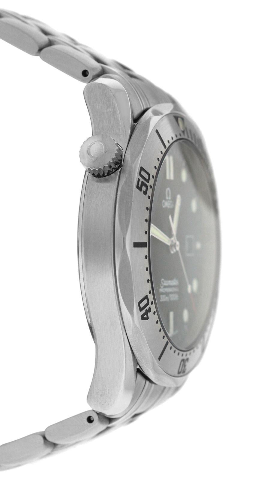 Modern Men's Omega Seamaster Professional Quartz Date Steel 300M Watch