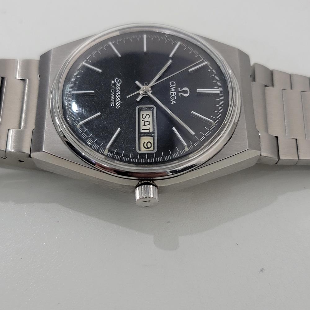 Mens Omega Seamaster ST 3660847 35mm Day Date Automatic 1970s All Original NA128 1