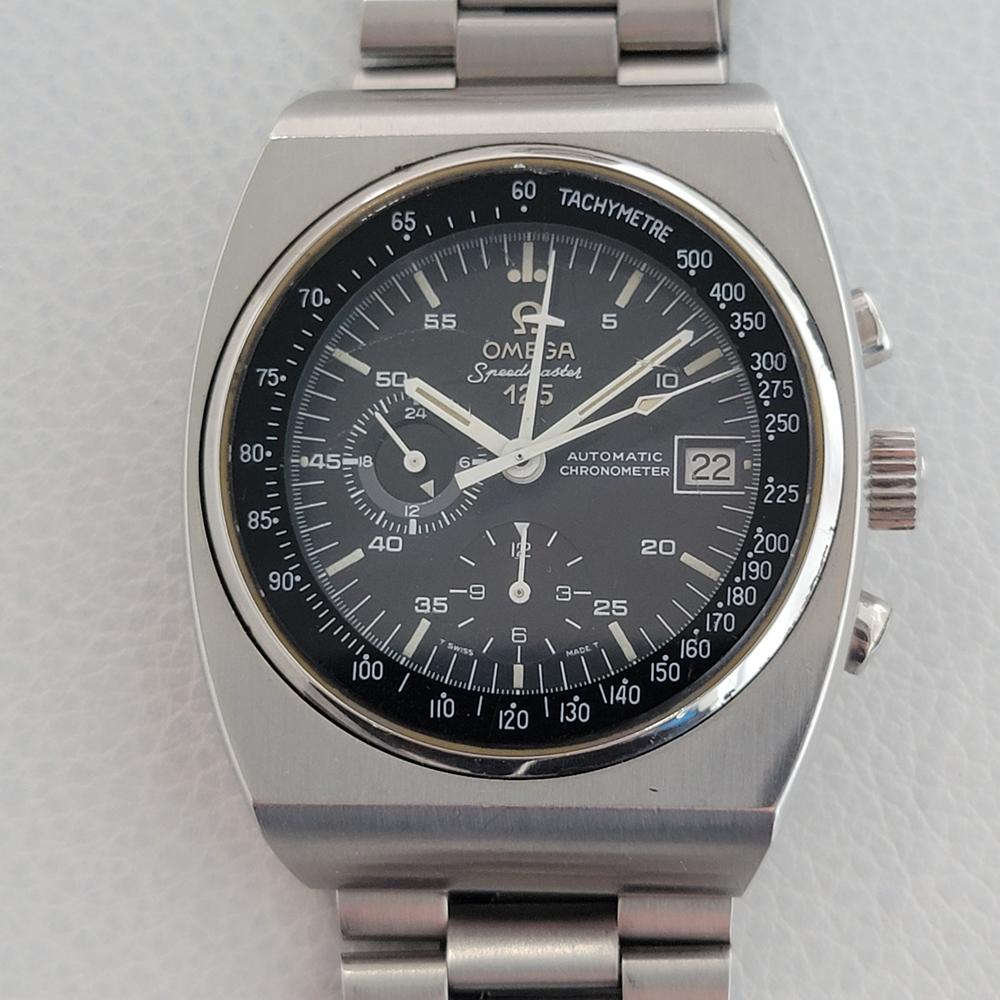 Men's Mens Omega Speedmaster 125 Automatic Chronograph 1970s All Original JM3 For Sale