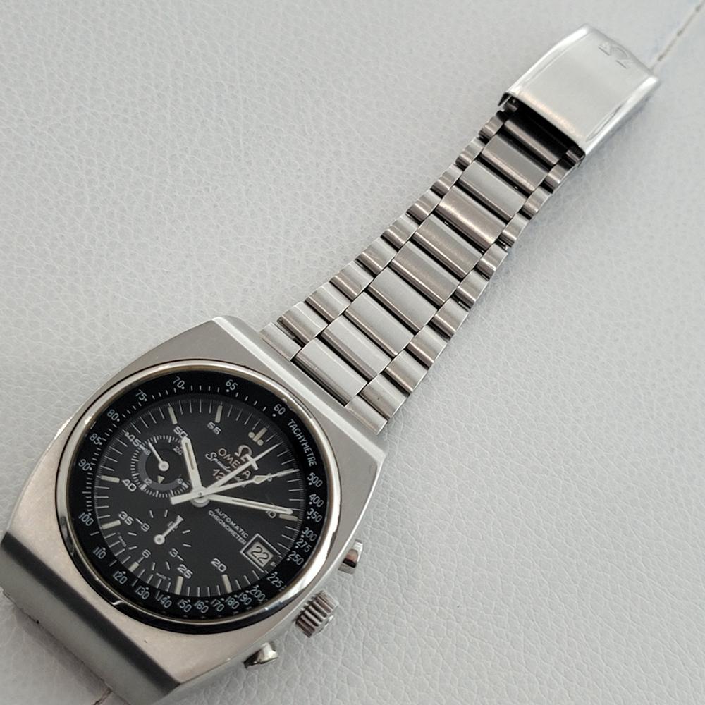 Mens Omega Speedmaster 125 Automatic Chronograph 1970s All Original JM3 For Sale 2