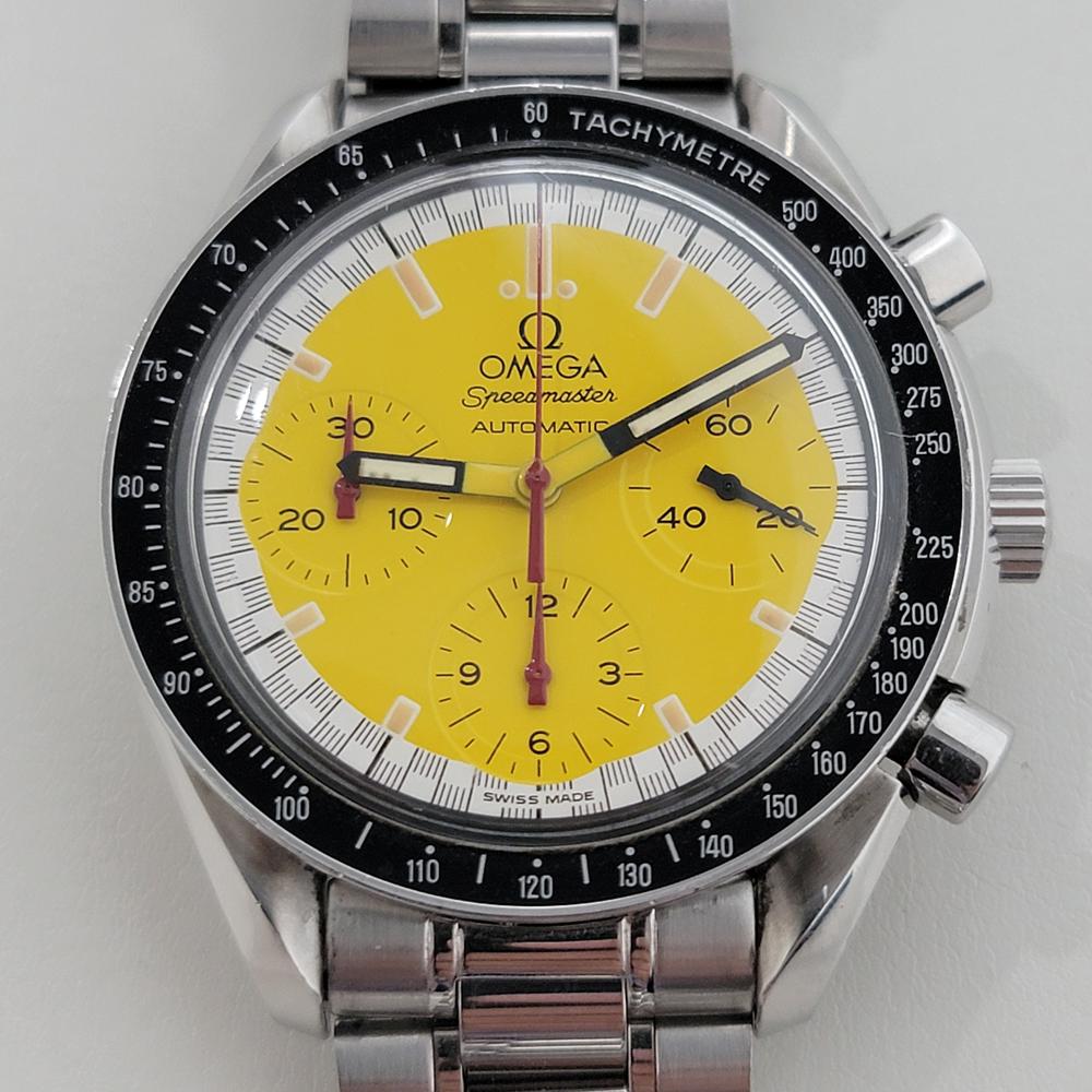 Sporty luxury, Men's racing limited edition stainless steel Omega Speedmaster Ref.3510.12 