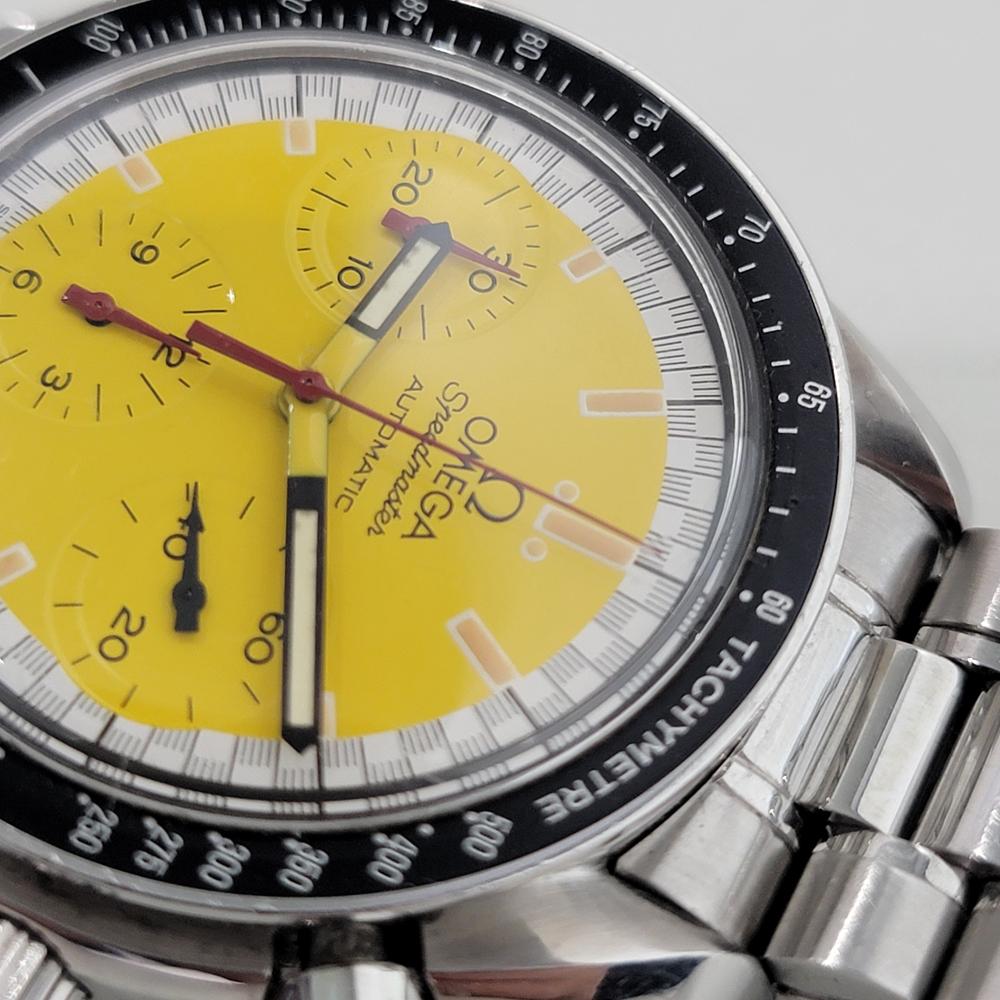 Mens Omega Speedmaster 351012 39mm Schumacher Automatic 1990s All Original RA383 For Sale 2