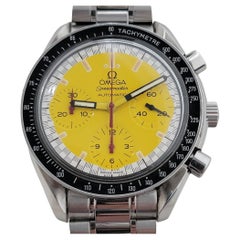 Mens Omega Speedmaster 351012 39mm Schumacher Automático 1990s Todo Original RA383