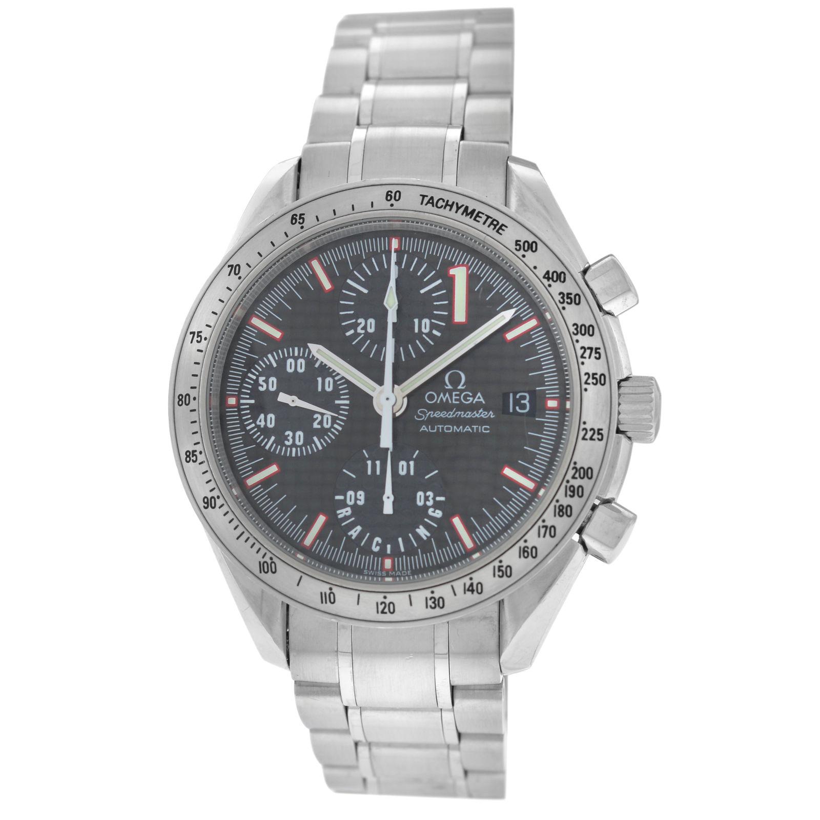 Men's Omega Speedmaster Racing Michael Schumacher Steel Automatic Watch For Sale