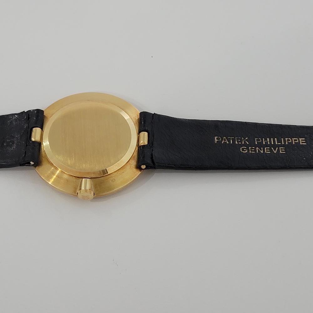 Mens Patek Philippe Calatrava 2591 18k Gold Manual-Wind 1960s Swiss RJC107 1