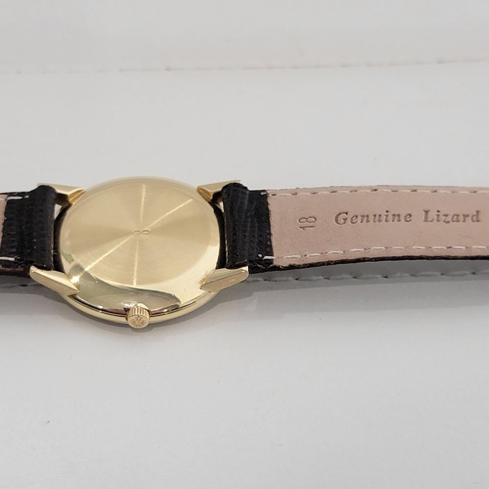 Mens Patek Philippe Calatrava 3536 18k Solid Gold 33mm Manual Wind 1960s RA481 6