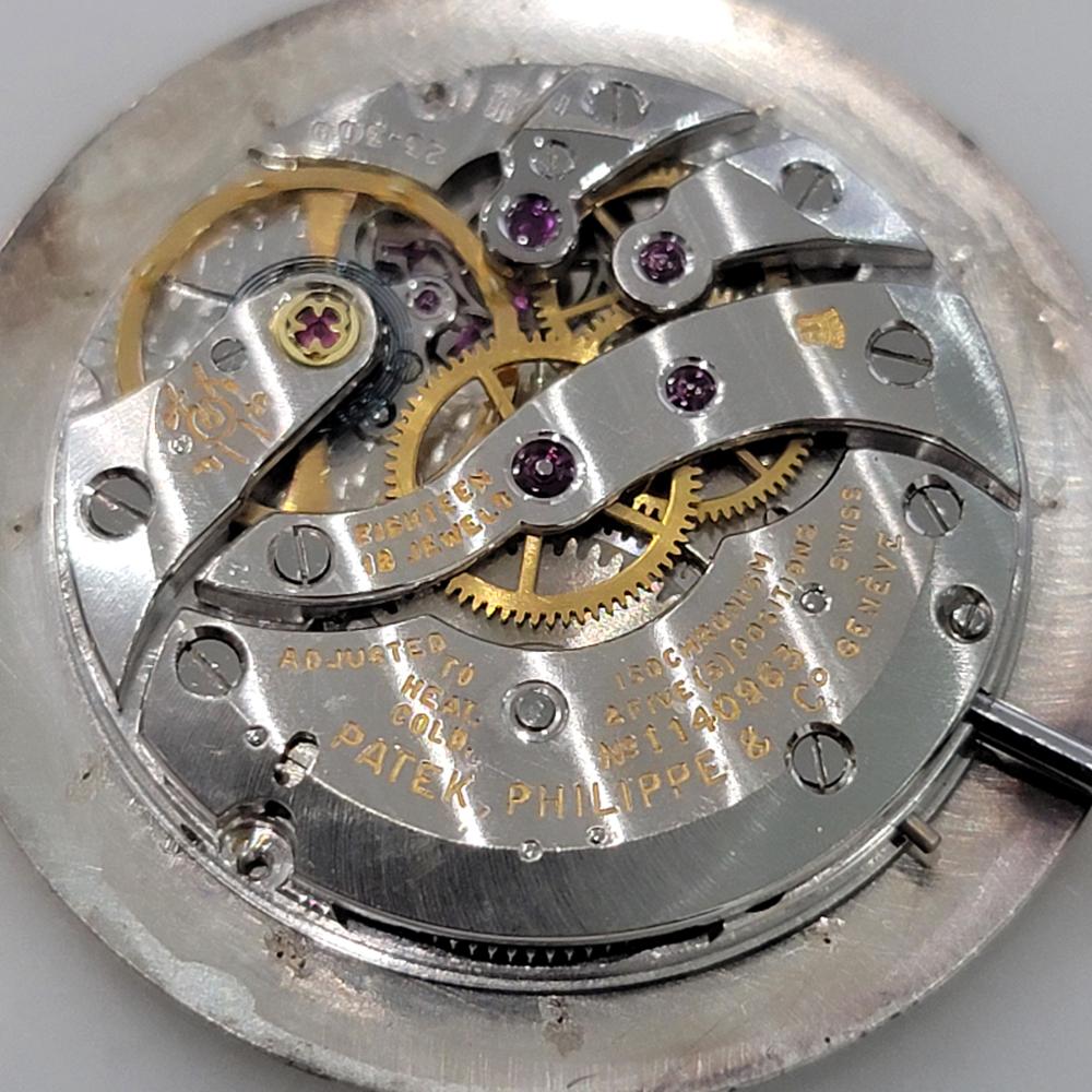 Mens Patek Philippe Calatrava 3536 18k Solid Gold 33mm Manual Wind 1960s RA481 7