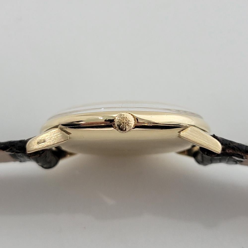 Mens Patek Philippe Calatrava 3536 18k Solid Gold 33mm Manual Wind 1960s RA481 5