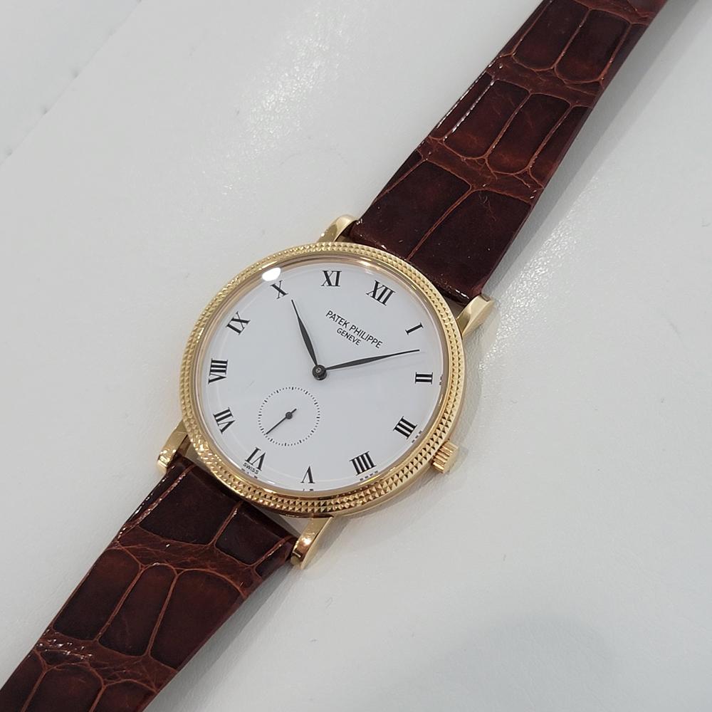 patek philippe calatrava gold mens watch