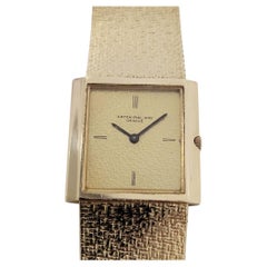 Mens Patek Philippe Gondolo 3491/3 18k Gold Hand Wind W Box 1960s RA344