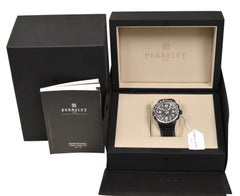 Men’s Perrelet Turbine Pilot A1086/1A Steel Automatic Watch