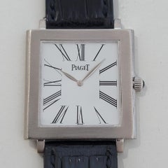 Mens Piaget 18k Altiplano Mecanique ref 9930 30m x 36mm Auto 1990s Swiss NA410