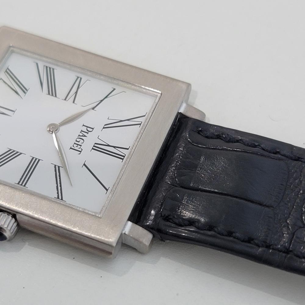 Mens Piaget 18k Altiplano Mecanique ref 9930 30m x 36mm Auto 1990s Swiss NA410 2