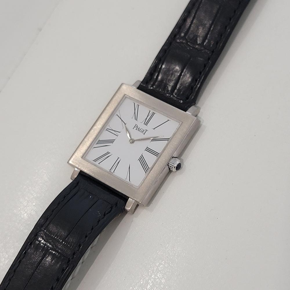 Mens Piaget 18k Altiplano Mecanique ref 9930 30m x 36mm Auto 1990s Swiss NA410 3