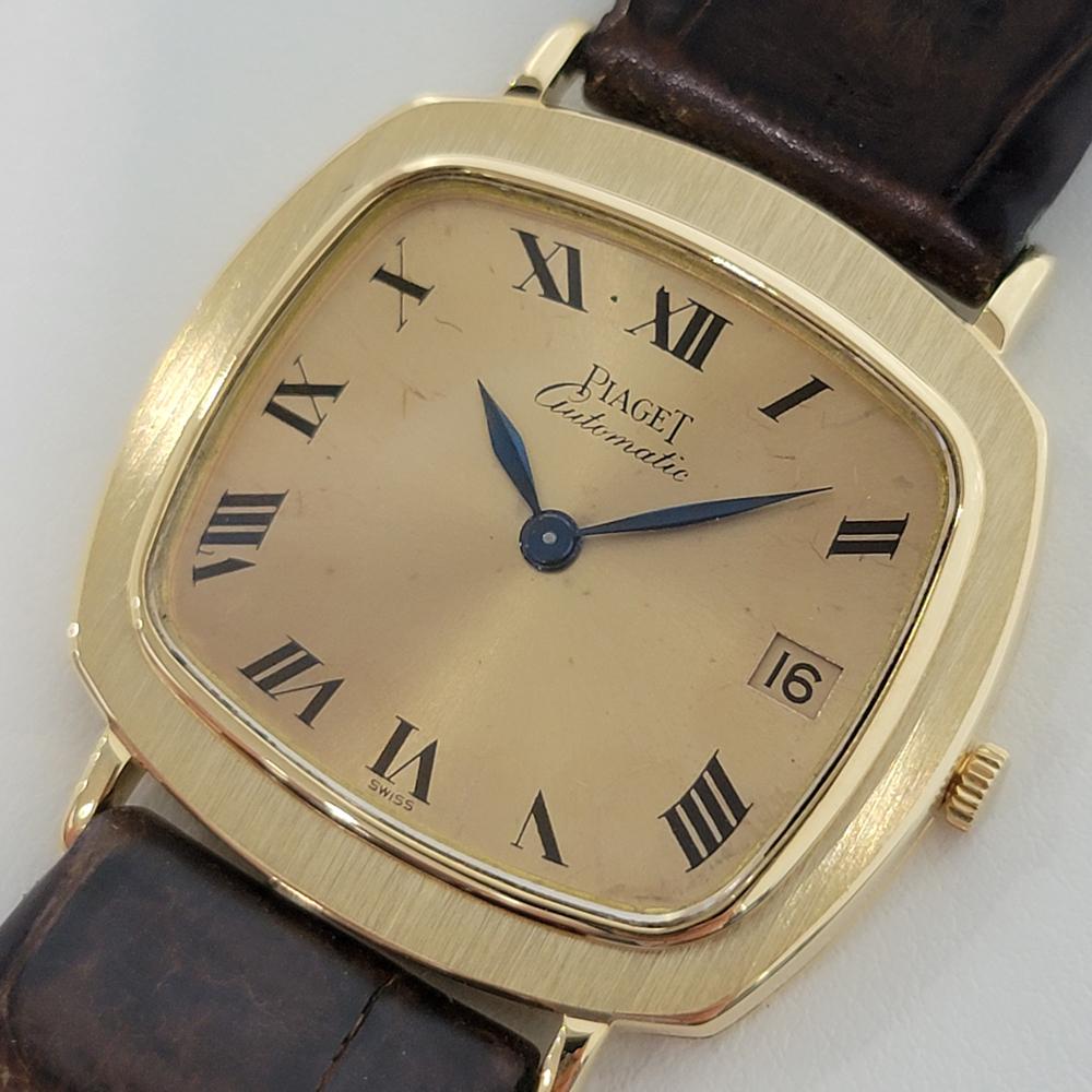 piaget 18k gold watch