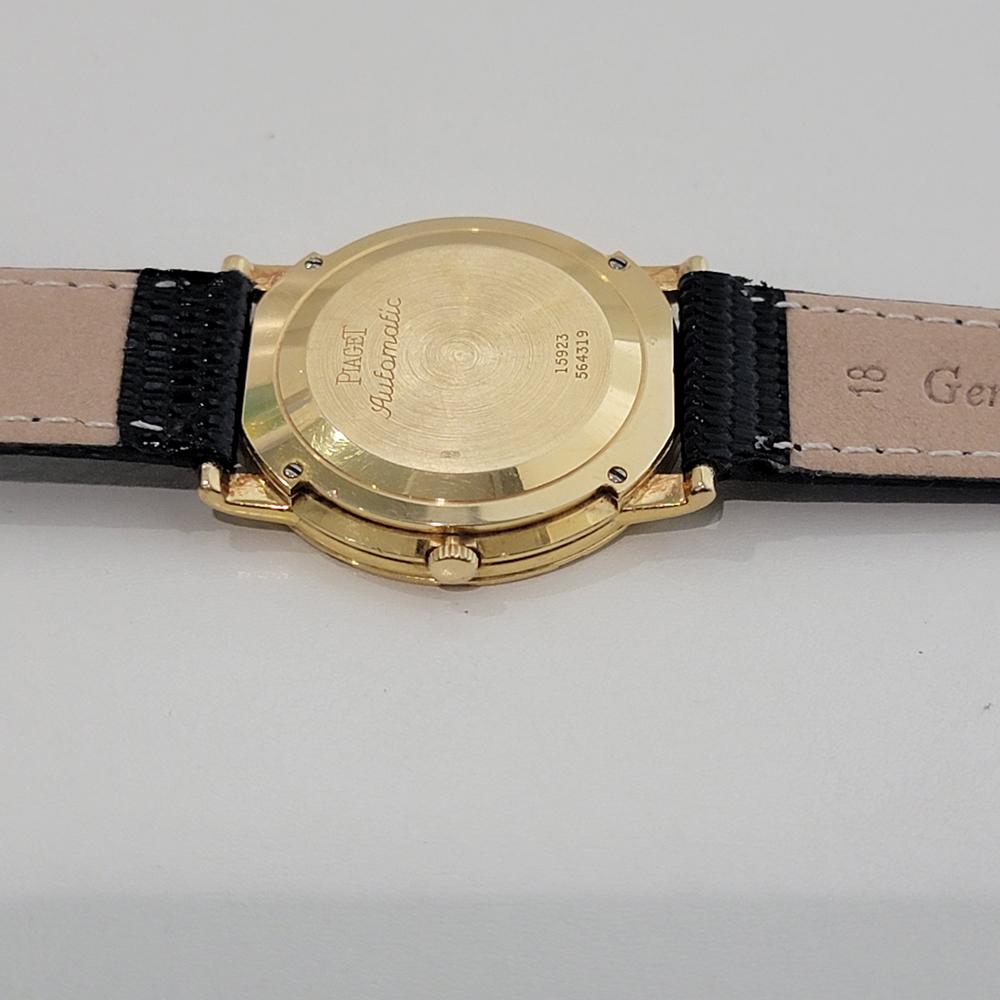 Piaget Réf. 15923 Dancer en or massif 18 carats, date automatique, années 1990, suisse RA527 en vente 5