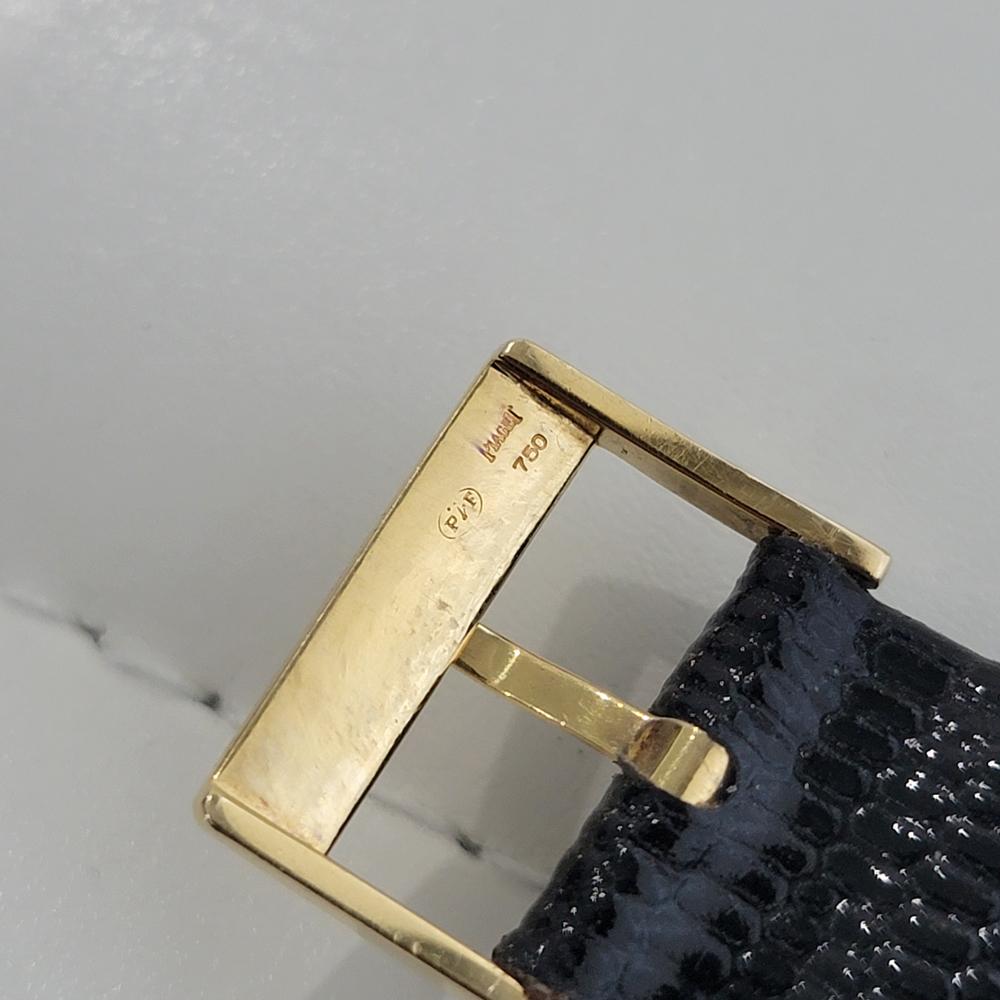Piaget Réf. 15923 Dancer en or massif 18 carats, date automatique, années 1990, suisse RA527 en vente 6