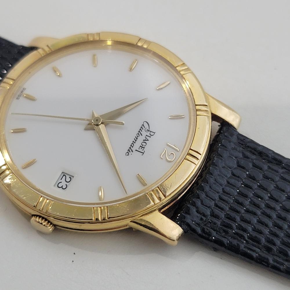 Piaget Réf. 15923 Dancer en or massif 18 carats, date automatique, années 1990, suisse RA527 en vente 1