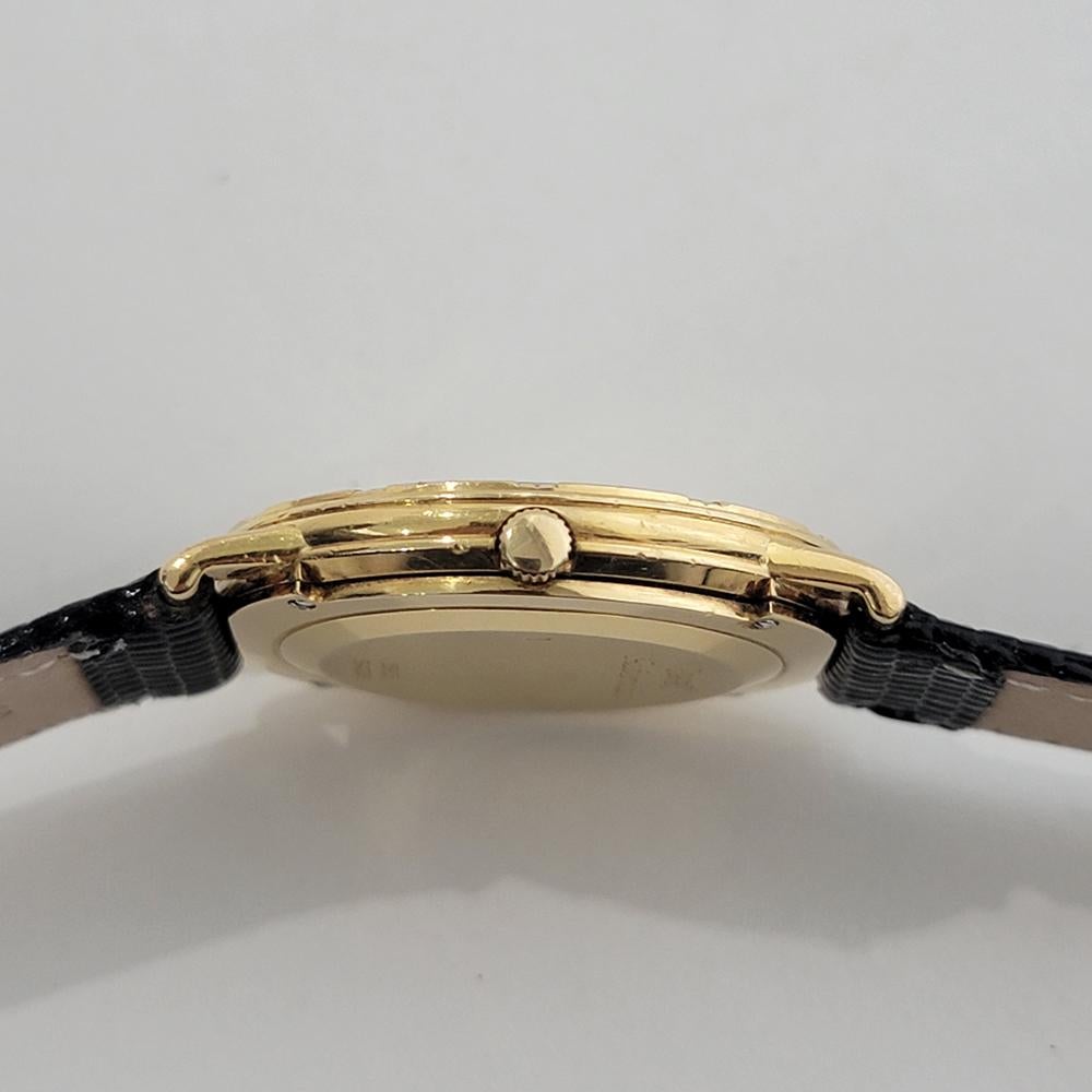 Piaget Réf. 15923 Dancer en or massif 18 carats, date automatique, années 1990, suisse RA527 en vente 4
