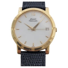 Mens Piaget Ref 15923 Dancer 18k Solid Gold Date Automatic 1990s Swiss RA527